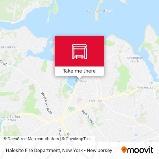 Mapa de Halesite Fire Department