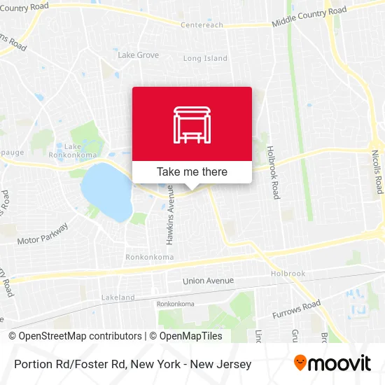 Portion Rd/Foster Rd map