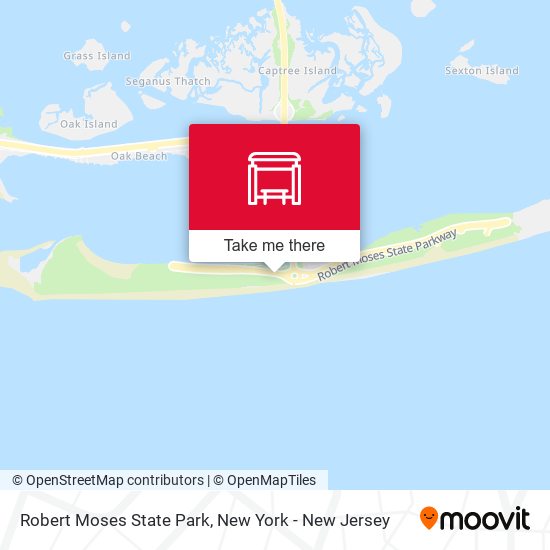 Mapa de Robert Moses State Park