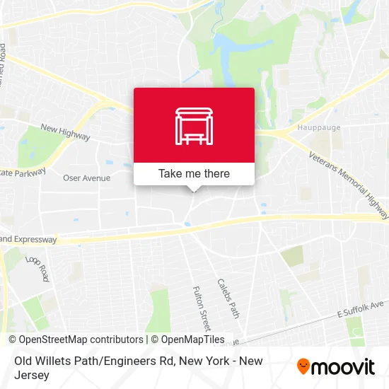 Old Willets Path/Engineers Rd map