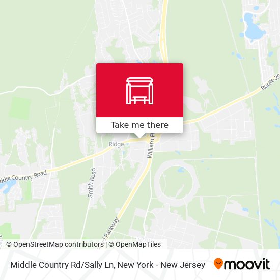 Middle Country Rd/Sally Ln map