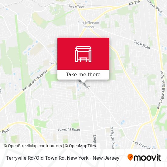 Mapa de Terryville Rd/Old Town Rd