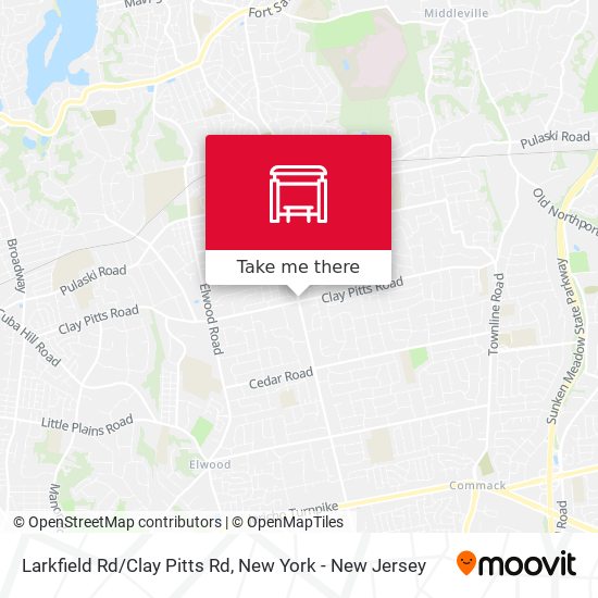 Larkfield Rd/Clay Pitts Rd map