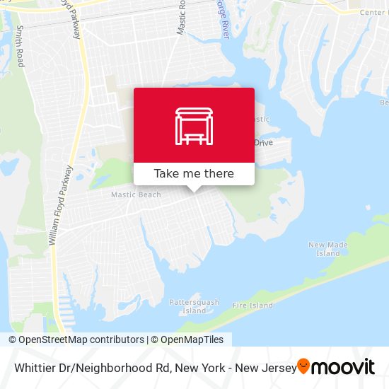 Mapa de Whittier Dr/Neighborhood Rd