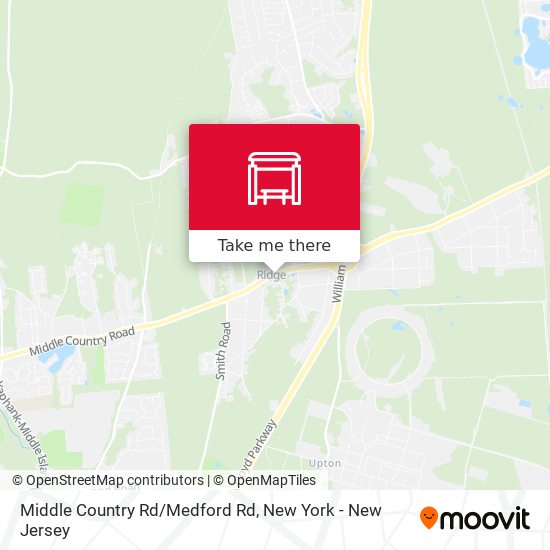 Mapa de Middle Country Rd/Medford Rd