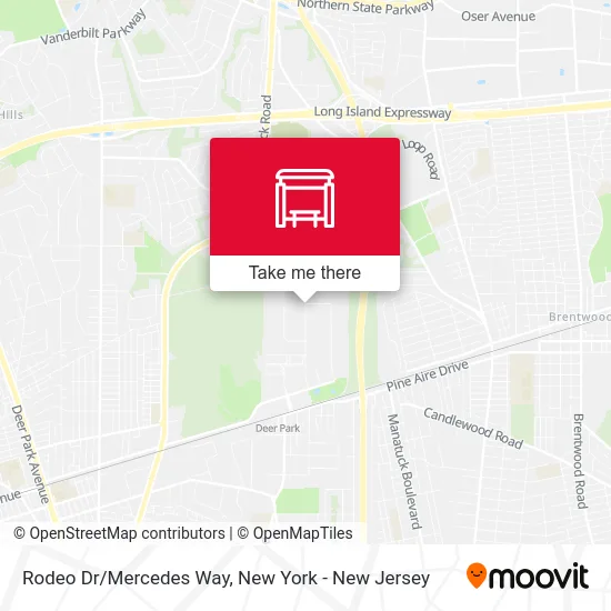 Rodeo Dr/Mercedes Way map