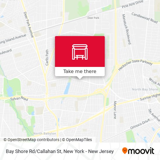 Mapa de Bay Shore Rd/Callahan St