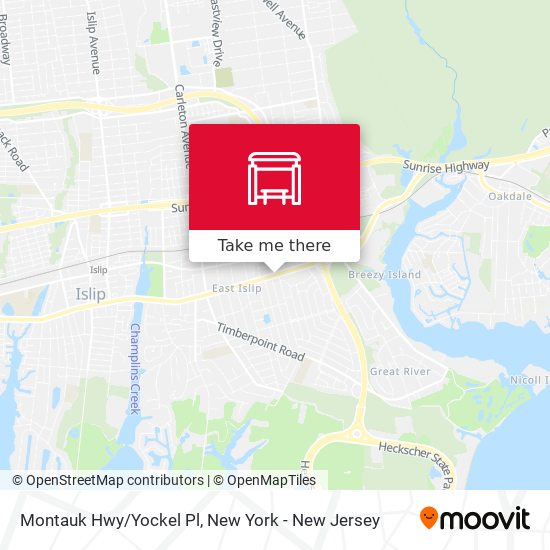 Mapa de Montauk Hwy/Yockel Pl
