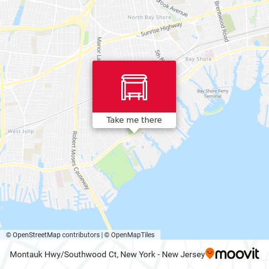 Mapa de Montauk Hwy/Southwood Ct