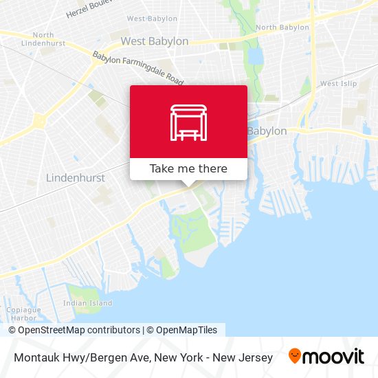 Mapa de Montauk Hwy/Bergen Ave