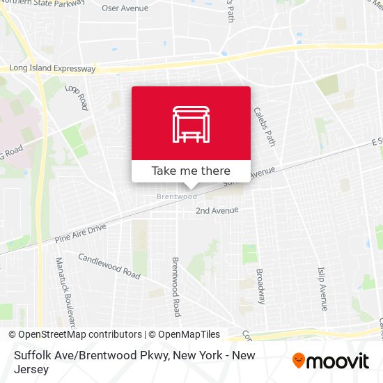 Suffolk Ave/Brentwood Pkwy map