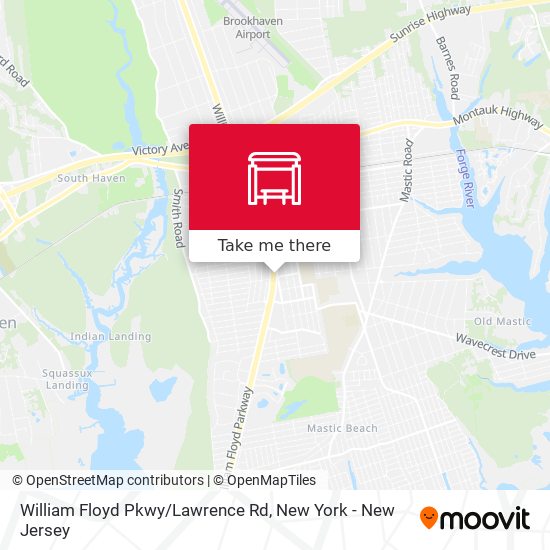 Mapa de William Floyd Pkwy/Lawrence Rd