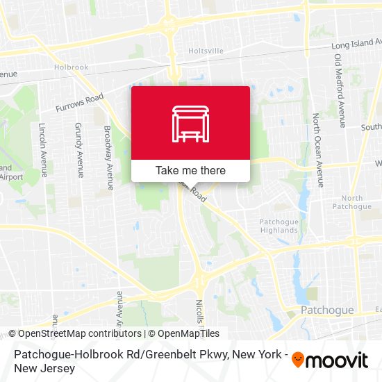 Patchogue-Holbrook Rd / Greenbelt Pkwy map