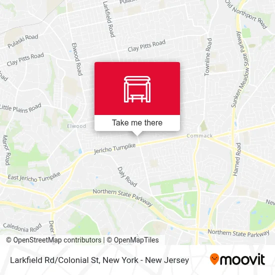 Larkfield Rd/Colonial St map