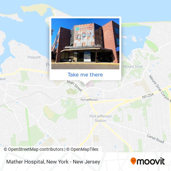 Mather Hospital map