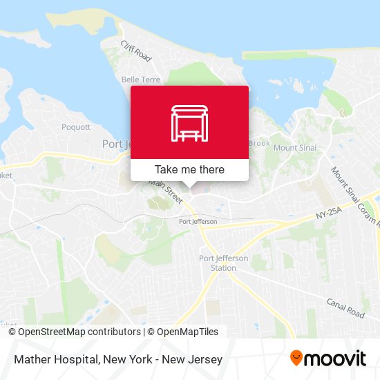 Mather Hospital map