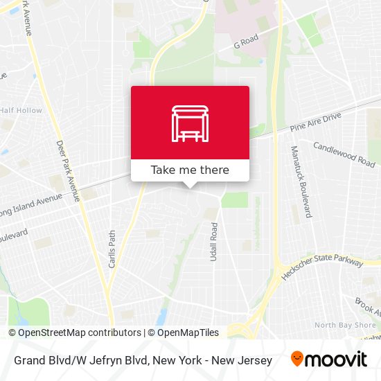 Grand Blvd/W Jefryn Blvd map