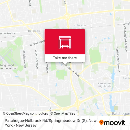 Patchogue-Holbrook Rd / Springmeadow Dr map