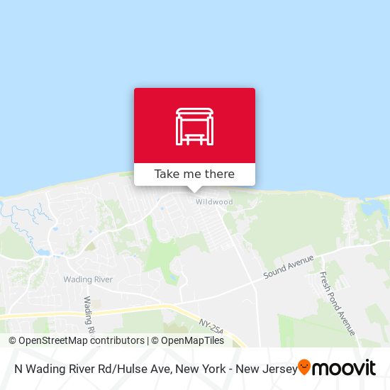 Mapa de N Wading River Rd/Hulse Ave
