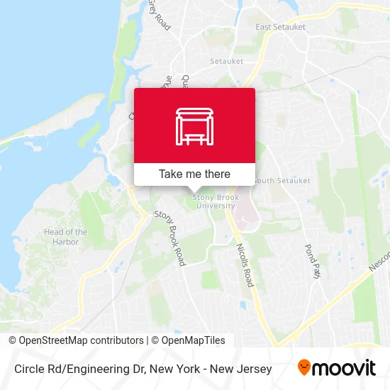 Circle Rd/Engineering Dr map