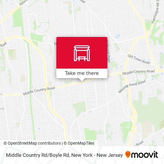 Mapa de Middle Country Rd/Boyle Rd