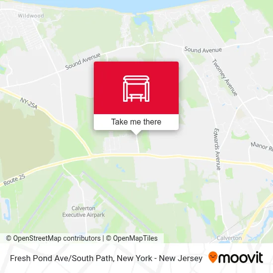 Fresh Pond Ave/South Path map