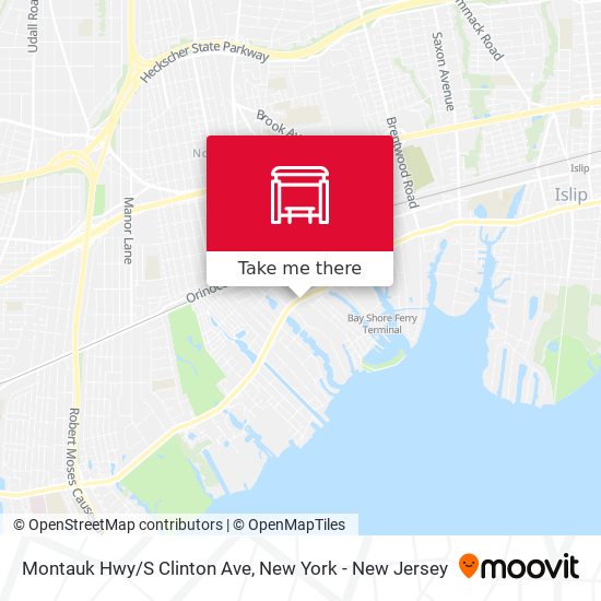 Montauk Hwy/S Clinton Ave map