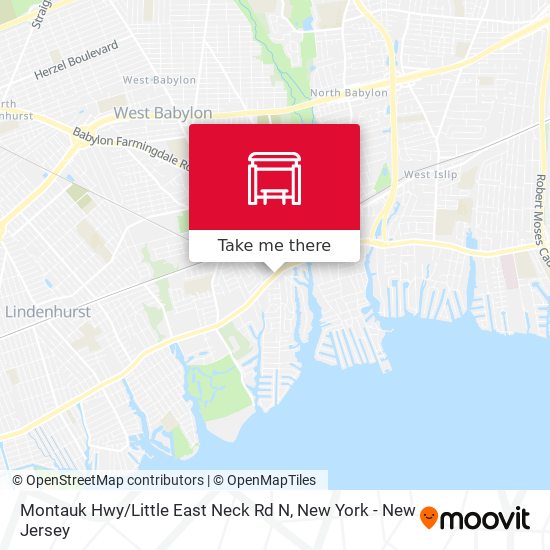 Mapa de Montauk Hwy / Little East Neck Rd N