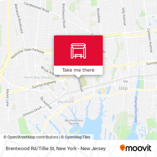 Mapa de Brentwood Rd/Tillie St