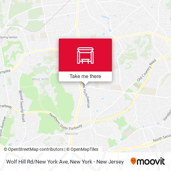 Mapa de Wolf Hill Rd/New York Ave