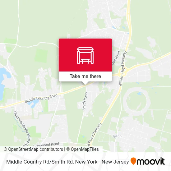 Middle Country Rd/Smith Rd map