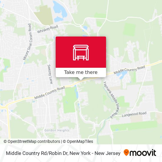 Middle Country Rd/Robin Dr map