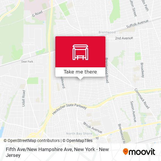 Fifth Ave/New Hampshire Ave map