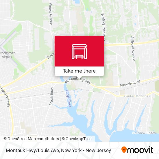 Mapa de Montauk Hwy/Louis Ave