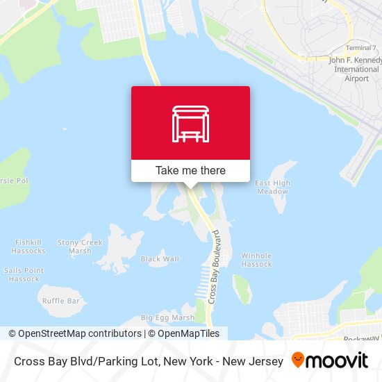 Cross Bay Blvd/Parking Lot map