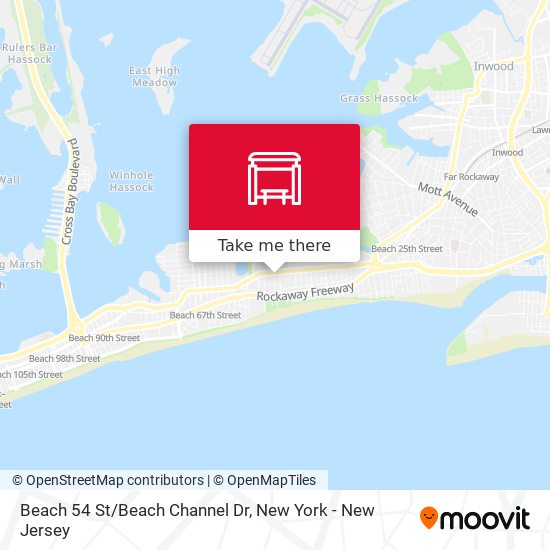 Beach 54 St/Beach Channel Dr map
