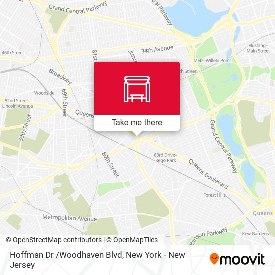 Mapa de Hoffman Dr /Woodhaven Blvd