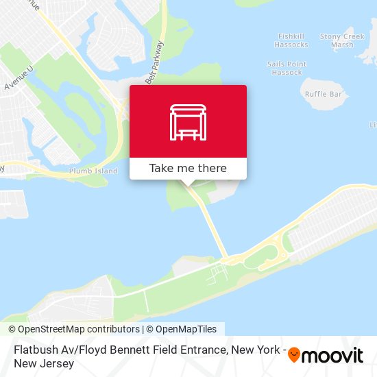 Flatbush Av / Floyd Bennett Field Entrance map