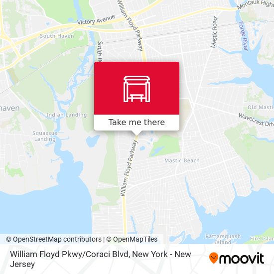 William Floyd Pkwy/Coraci Blvd map