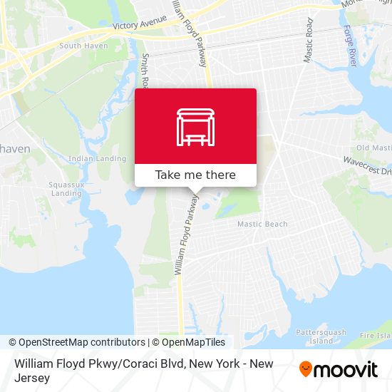 William Floyd Pkwy/Coraci Blvd map