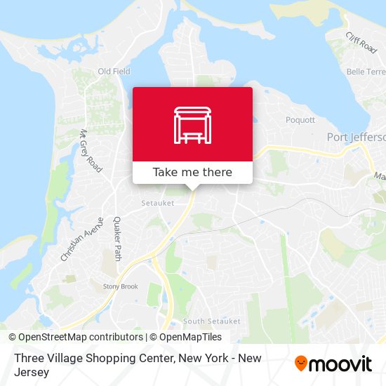Mapa de Three Village Shopping Center