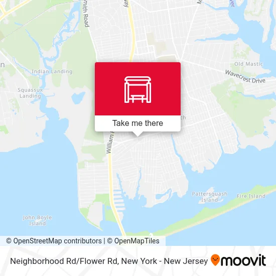 Neighborhood Rd/Flower Rd map