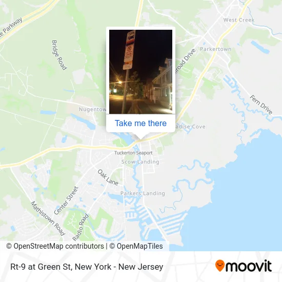 Rt-9 at Green St map