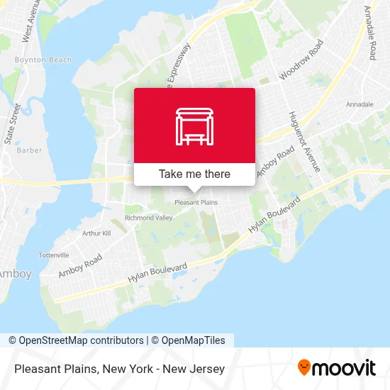 Pleasant Plains map