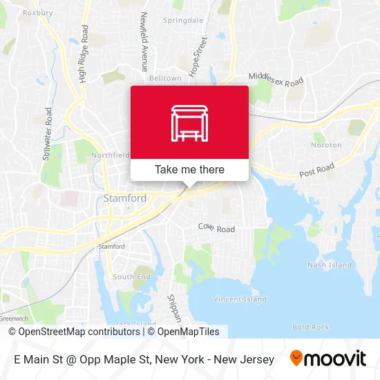 E Main St @ Opp Maple St map