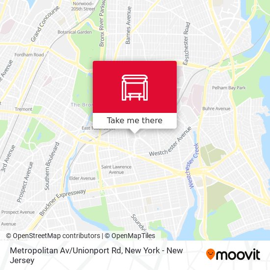 Mapa de Metropolitan Av/Unionport Rd