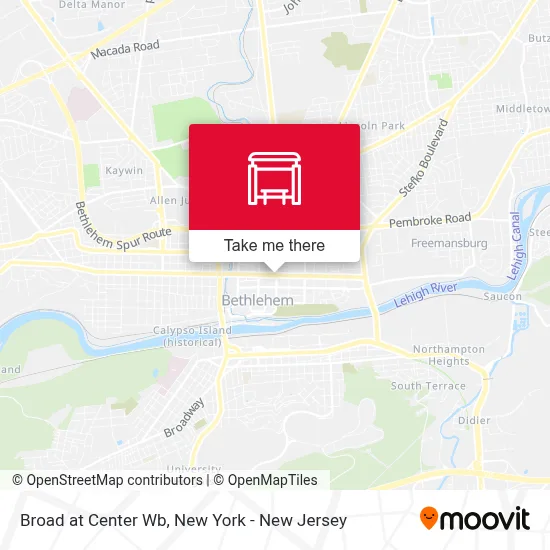 Broad at Center Wb map