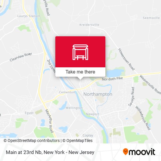 Mapa de Main at 23rd Nb
