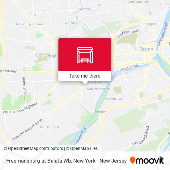 Mapa de Freemansburg at Balata Wb