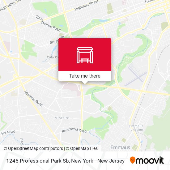 Mapa de 1245 Professional Park Sb